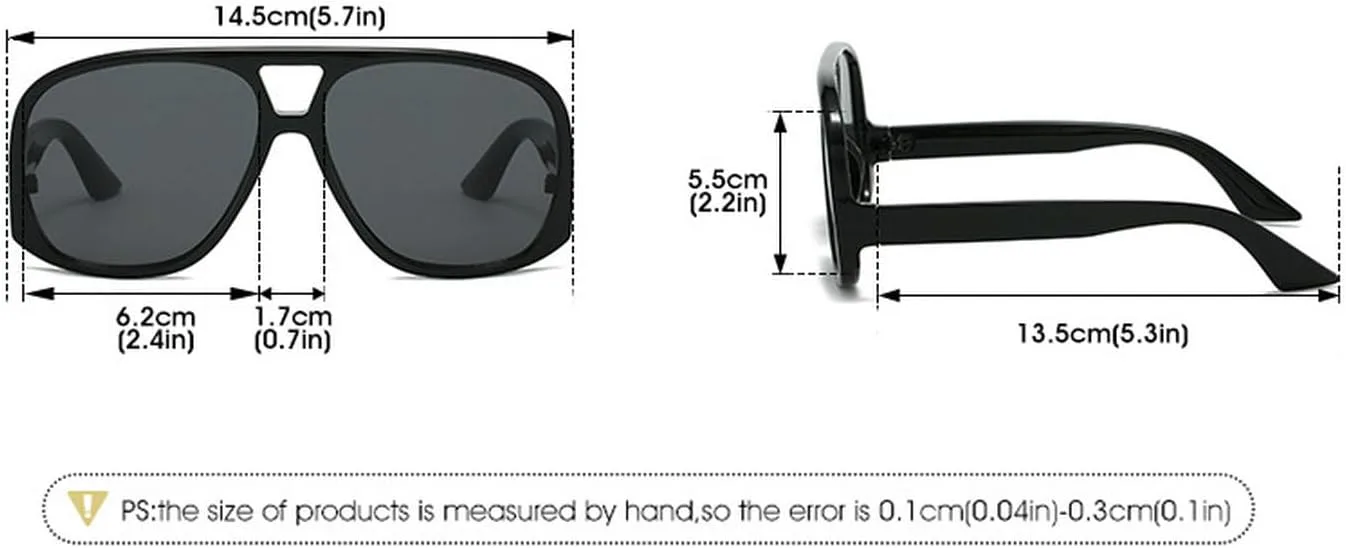 Laureles Модные солнцезащитные очки-пилот с увеличенными двойными перемычками для женщин, в стиле ретро, для мужчин и панк, женские солнцезащитные очки UV400, C4
Laureles Модные солнцезащитные очки-пилот с увеличенными двойными перемычками для женщин, в стиле ретро, для мужчин и панк, женские солнцезащитные очки UV400, C4
