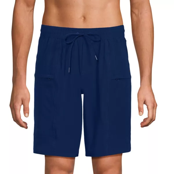 Мужские складные плавки-карго длиной 23 см Lands' End, синий
Мужские складные плавки-карго длиной 23 см Lands' End, синий