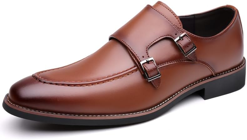 Мужские лоферы с двойной пряжкой, стильные деловые туфли на выход, удобные и модные для мужчин Mwx, коричневый
Мужские лоферы с двойной пряжкой, стильные деловые туфли на выход, удобные и модные для мужчин Mwx, коричневый