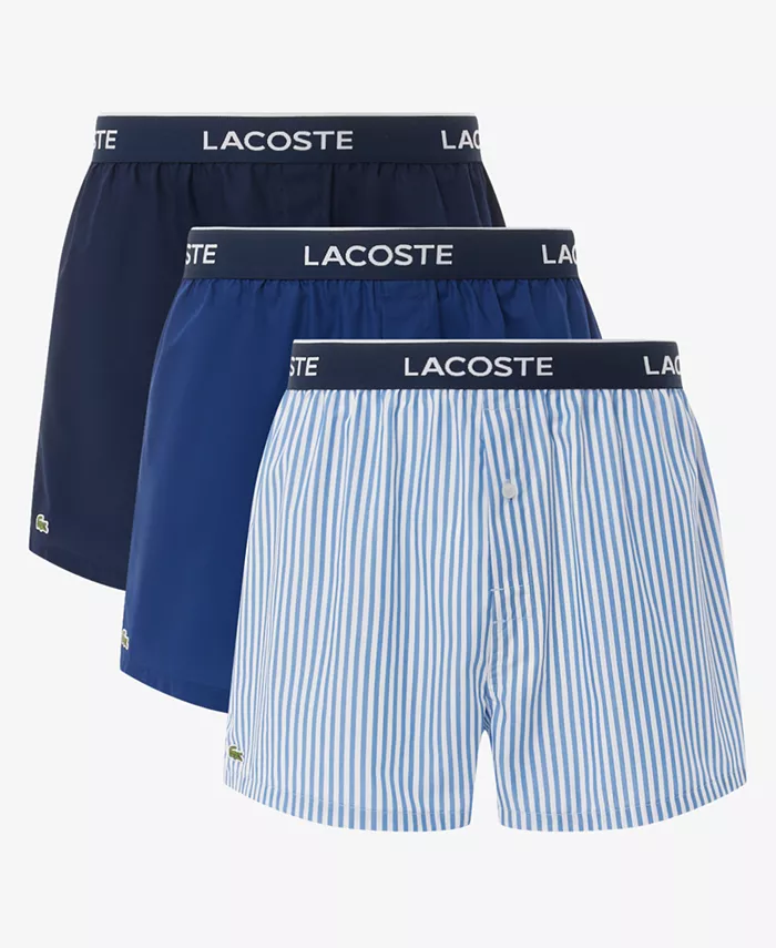 Мужской набор из 3 боксеров Regular-Fit плетеного кроя Lacoste
Мужской набор из 3 боксеров Regular-Fit плетеного кроя Lacoste