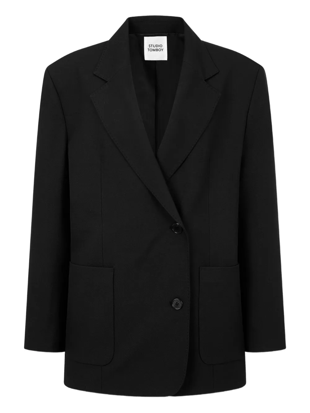 Пиджак с накладными карманами STUDIO TOMBOY, черный
Пиджак с накладными карманами STUDIO TOMBOY, черный