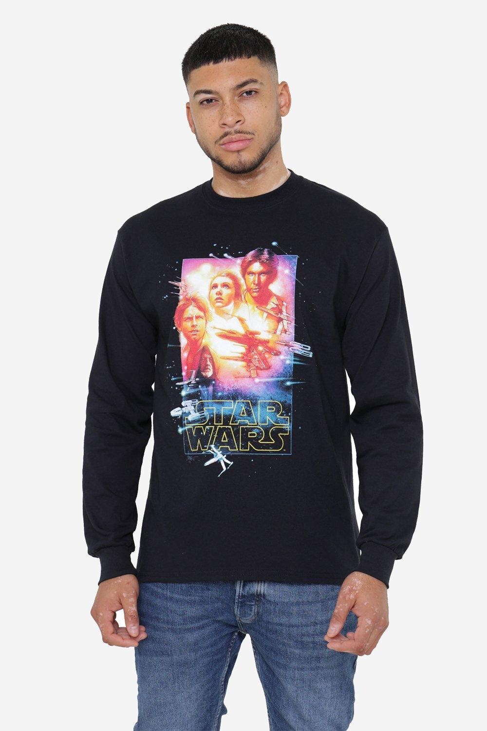 Мужская футболка с длинным рукавом Rebel Squad Star Wars, черный
Мужская футболка с длинным рукавом Rebel Squad Star Wars, черный