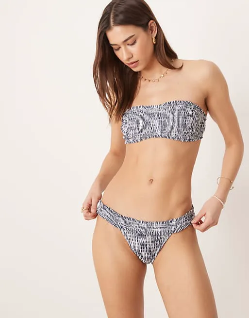 Цвета индиго и высокие гофрированные плавки бикини с гофрированной полоской ASOS DESIGN, Фиолетовый, Цвета индиго и высокие гофрированные плавки бикини с гофрированной полоской ASOS DESIGN
Цвета индиго и высокие гофрированные плавки бикини с гофрированной полоской ASOS DESIGN, Фиолетовый, Цвета индиго и высокие гофрированные плавки бикини с гофрированной полоской ASOS DESIGN