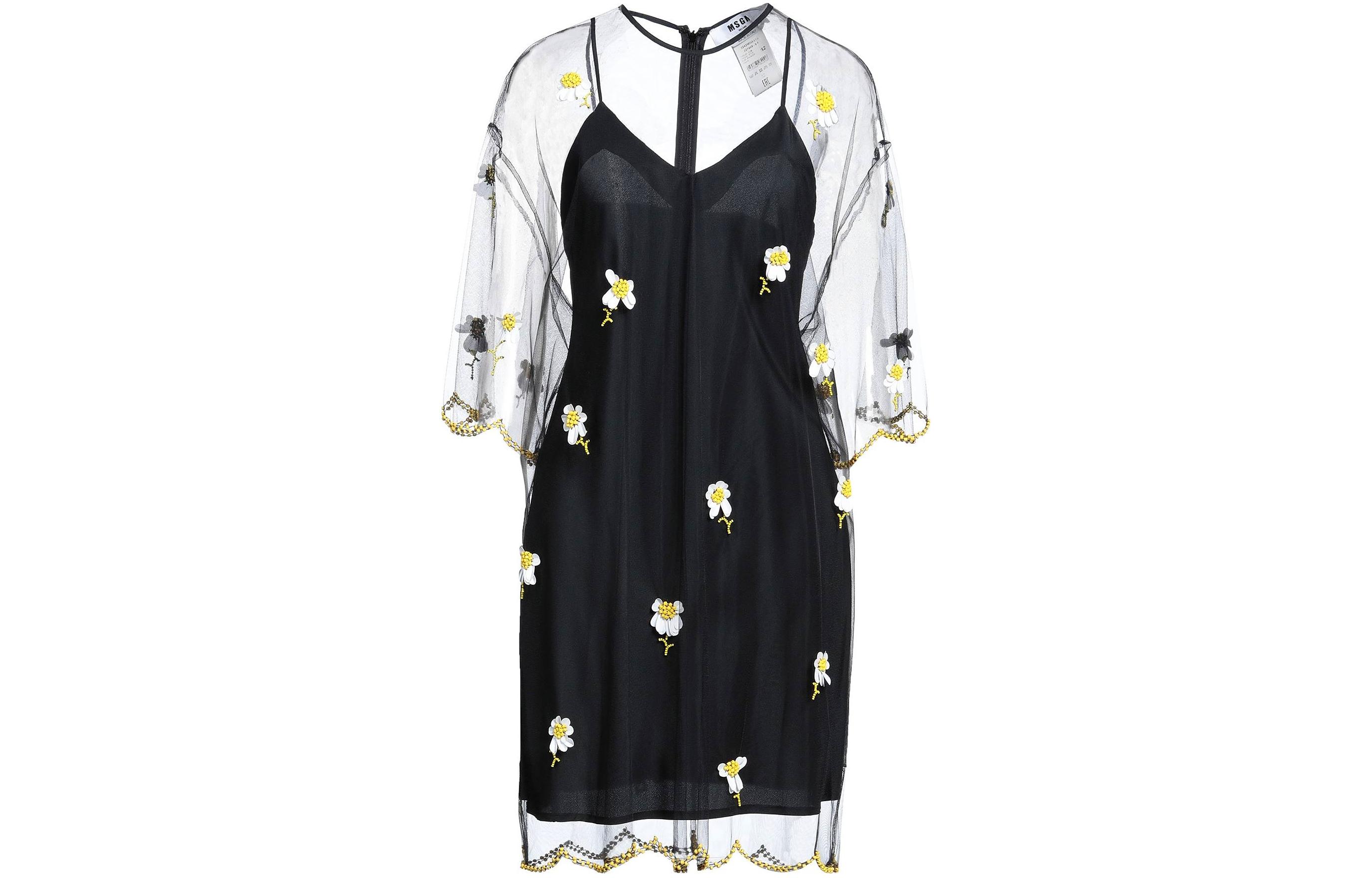 MSGM Длинное платье с рукавами женское черное
MSGM Длинное платье с рукавами женское черное