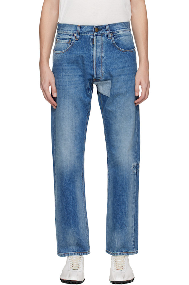 Maison Margiela Синие джинсы с зауженными штанинами
Maison Margiela Синие джинсы с зауженными штанинами