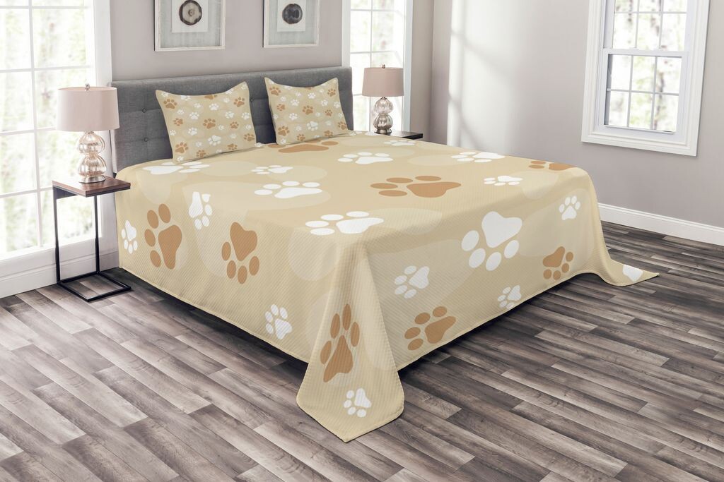ABAKUHAUS Комплект покрывала Earth Color, Baby Dog Paws, комплект с моющимися наволочками, для односпальных кроватей 220 x 220 см, бежевый бледно-карамельно-белый
ABAKUHAUS Комплект покрывала Earth Color, Baby Dog Paws, комплект с моющимися наволочками, для односпальных кроватей 220 x 220 см, бежевый бледно-карамельно-белый