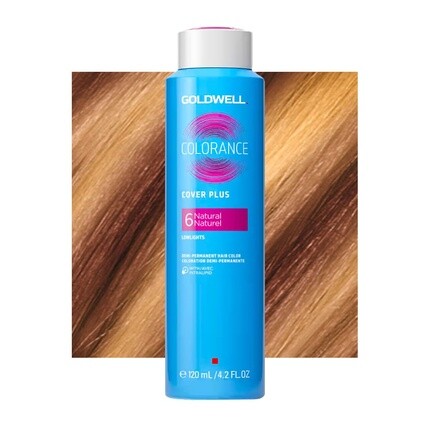 Colorance Cover Plus Naturals банка 6л Темно-русый 120мл, Goldwell 
Colorance Cover Plus Naturals банка 6л Темно-русый 120мл, Goldwell