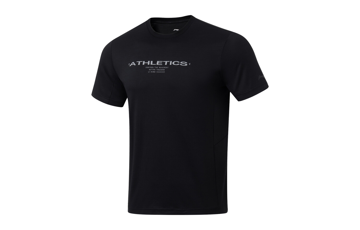 Li Ning Мужская футболка с подкладкой, Черный 
Li Ning Мужская футболка с подкладкой, Черный