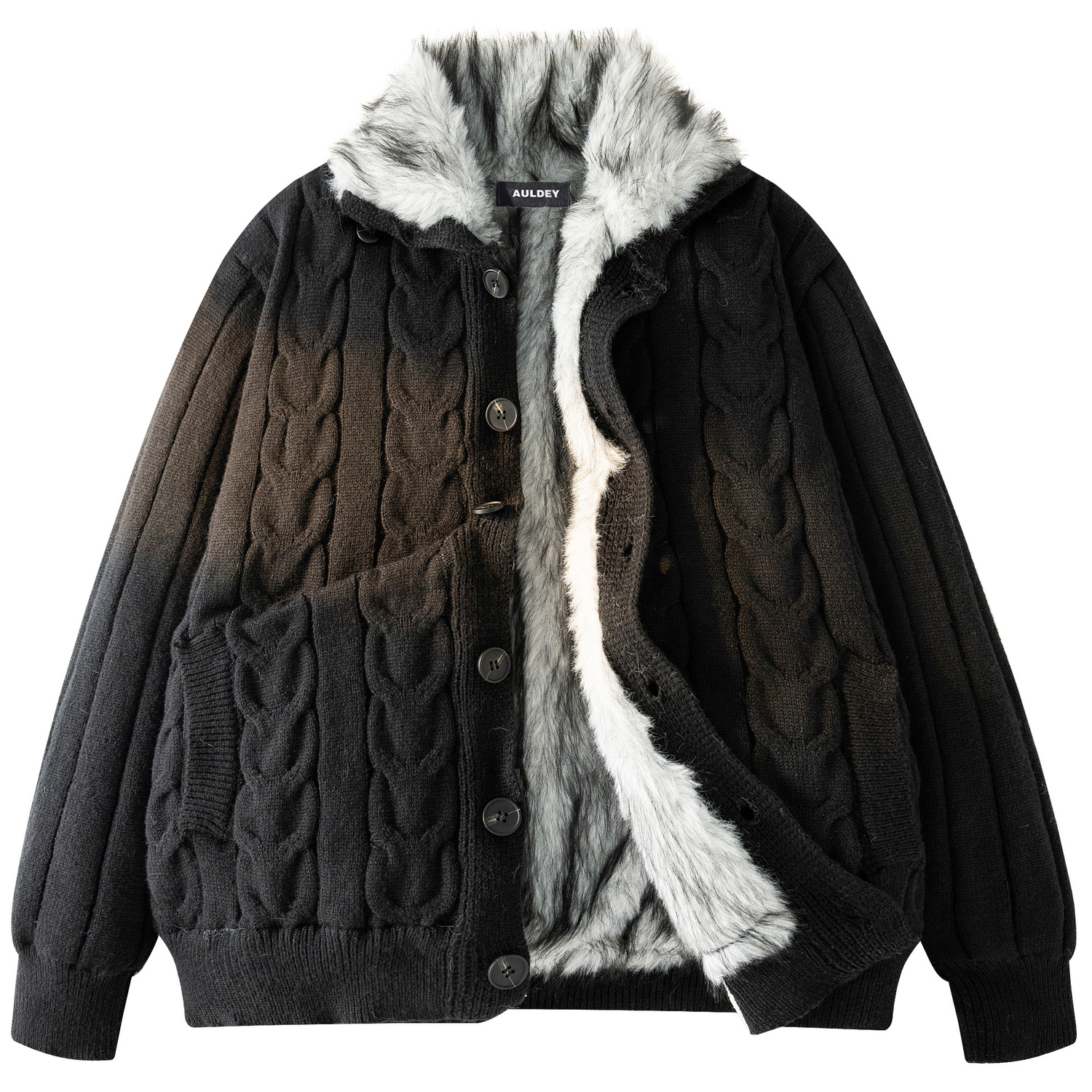 Пуховик Unisex с меховым воротником и флисовой подкладкой Others AULDEY, черный
Пуховик Unisex с меховым воротником и флисовой подкладкой Others AULDEY, черный