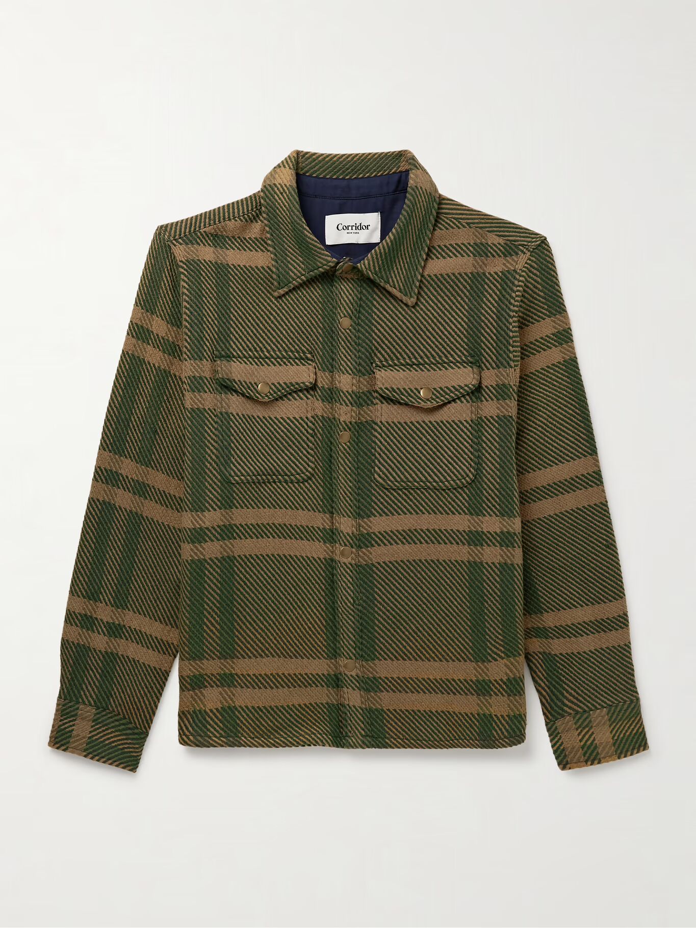 Клетчатая куртка из хлопчатобумажной саржи CORRIDOR, зеленый
Клетчатая куртка из хлопчатобумажной саржи CORRIDOR, зеленый