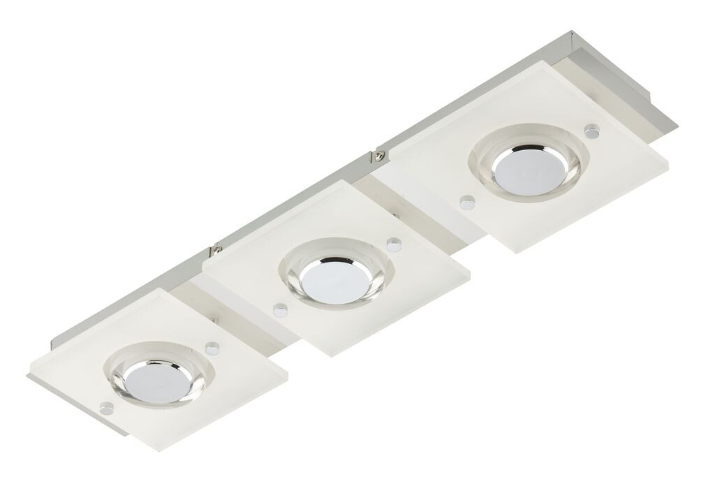 Briloner LED настенный светильник потолочный светильник 3 лампочки серебро 1200лм 3000К
Briloner LED настенный светильник потолочный светильник 3 лампочки серебро 1200лм 3000К