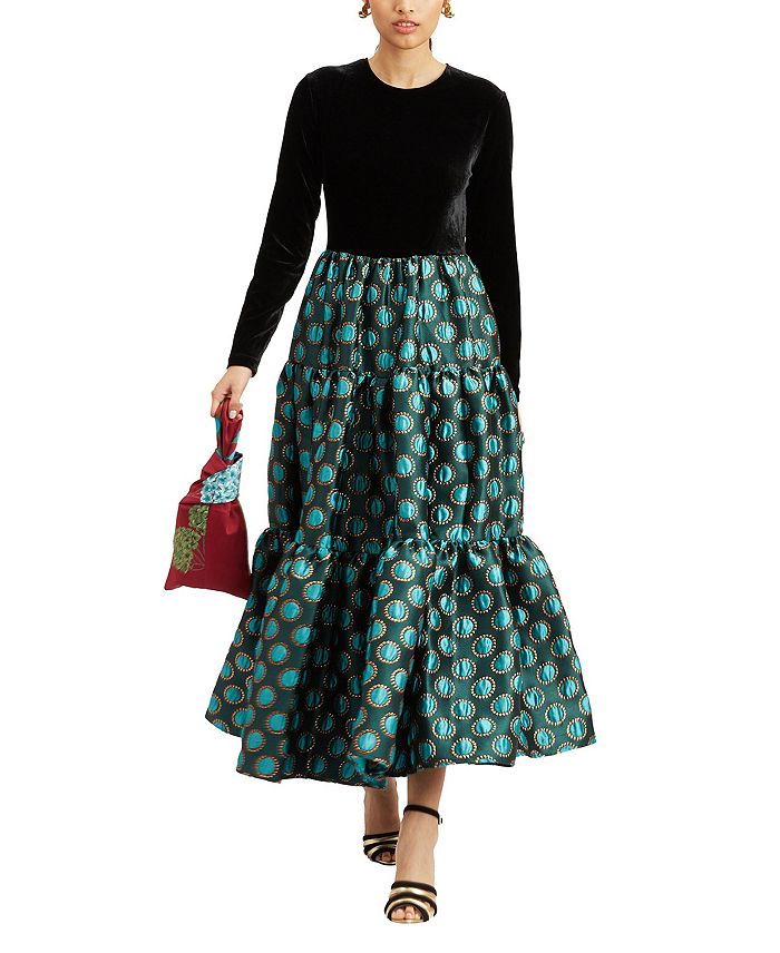 Большое платье из жаккарда Winter Sun Emerald La DoubleJ, зеленый
Большое платье из жаккарда Winter Sun Emerald La DoubleJ, зеленый