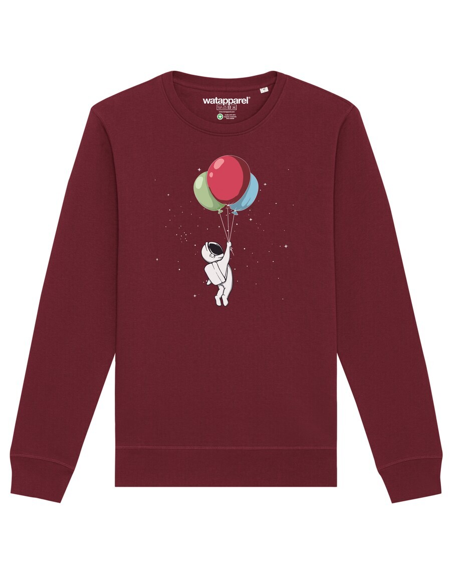Свитер Watapparel Sweatshirt Little Balloon Astronaut, бордовый
Свитер Watapparel Sweatshirt Little Balloon Astronaut, бордовый