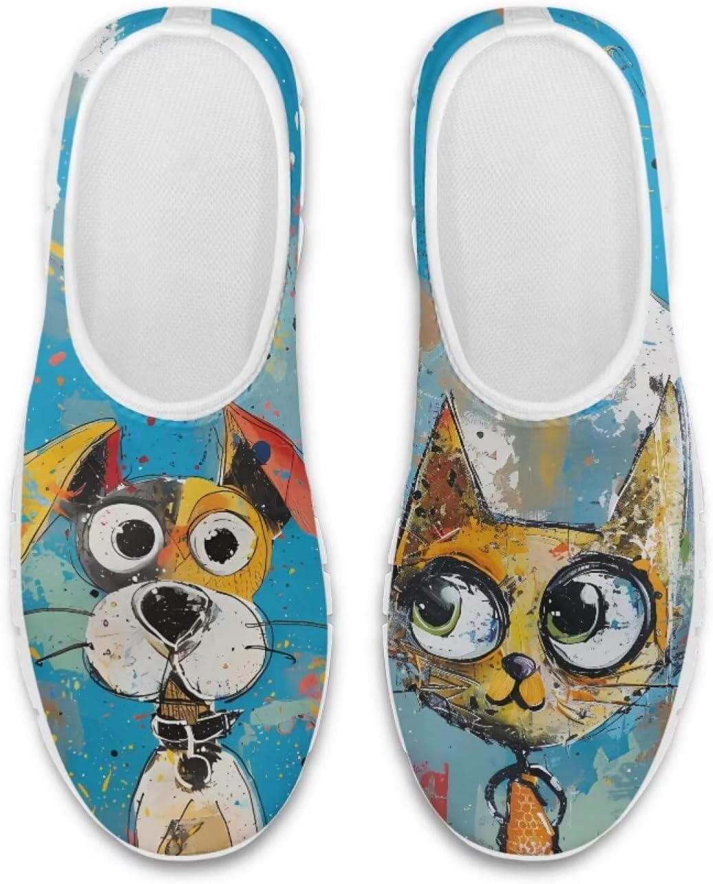 Мужские слипоны Hsaiyjsp, противоскользящие кроссовки для бега с подошвой EVA, легкие повседневные лоферы для походов и путешествий, Funny Dog & Cat
Мужские слипоны Hsaiyjsp, противоскользящие кроссовки для бега с подошвой EVA, легкие повседневные лоферы для походов и путешествий, Funny Dog & Cat