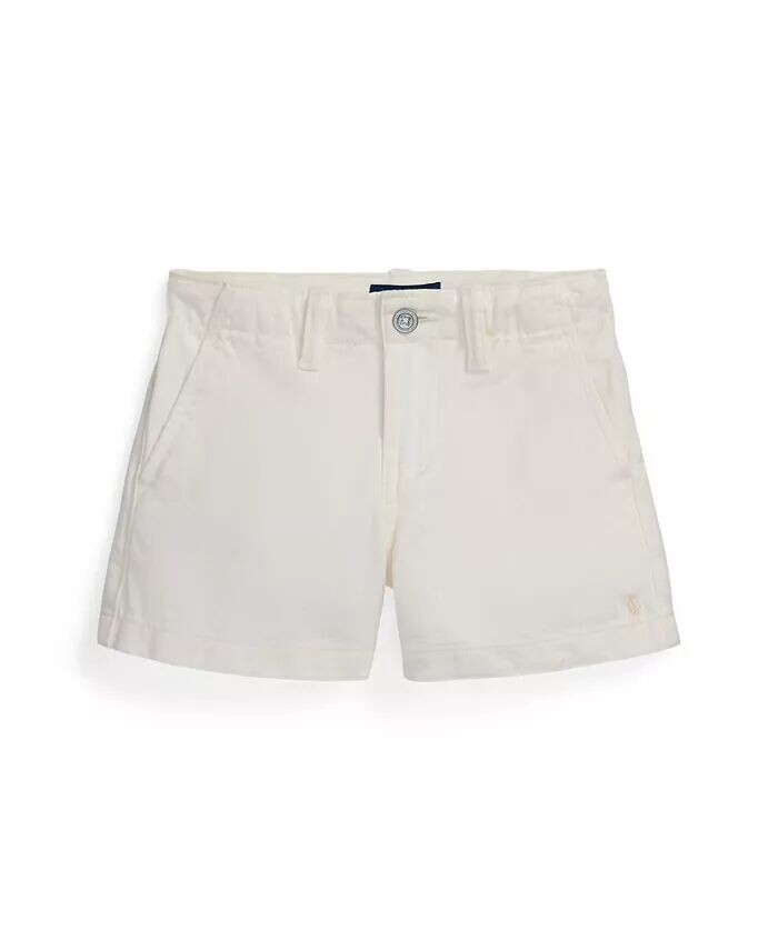 Хлопковые шорты чинос для малышей и маленьких девочек Polo Ralph Lauren, бежевый
Хлопковые шорты чинос для малышей и маленьких девочек Polo Ralph Lauren, бежевый