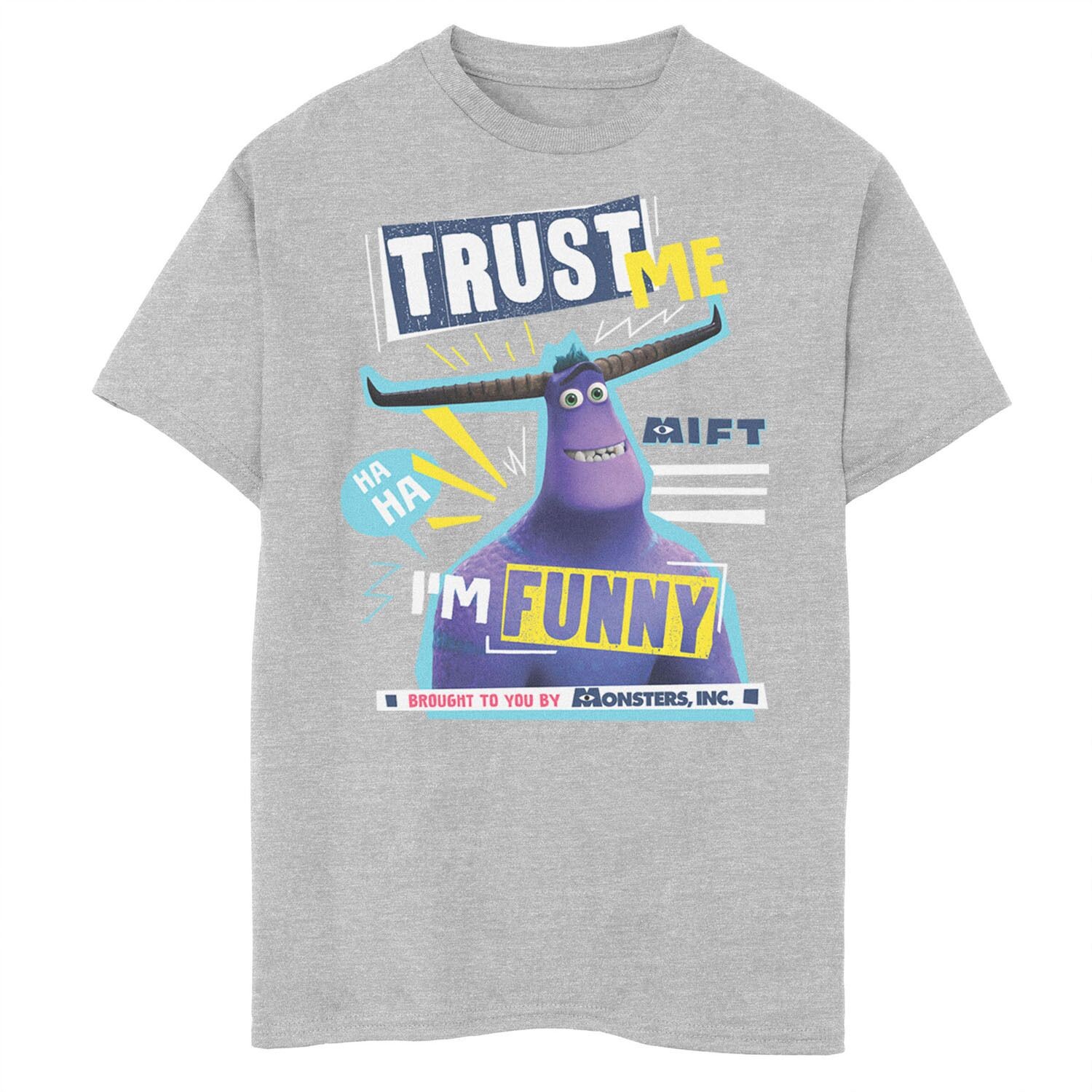 Футболка с рисунком «Монстры на работе» Disney/Pixar для мальчиков 8–20 лет, поверьте мне, я забавный Licensed Character
Футболка с рисунком «Монстры на работе» Disney/Pixar для мальчиков 8–20 лет, поверьте мне, я забавный Licensed Character