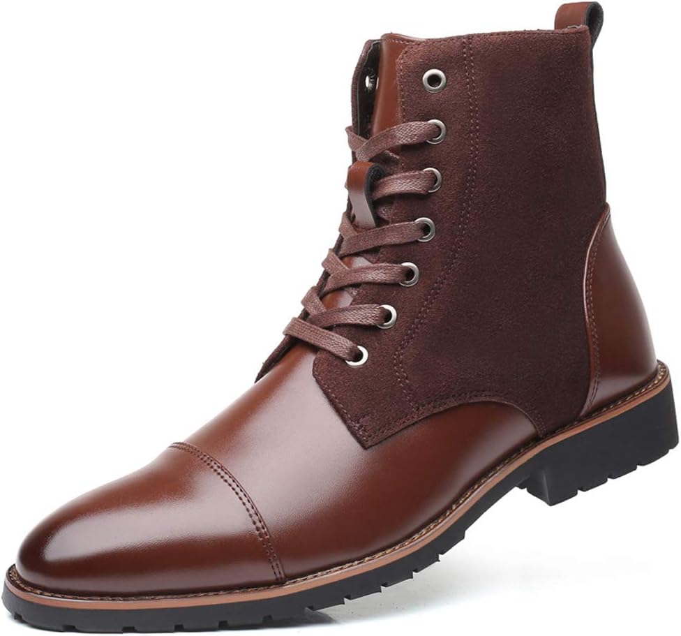 Мужские повседневные кожаные ботинки Santimon Chukka на шнуровке с классическим носком, водонепроницаемые, рабочие оксфорды, коричневый
Мужские повседневные кожаные ботинки Santimon Chukka на шнуровке с классическим носком, водонепроницаемые, рабочие оксфорды, коричневый