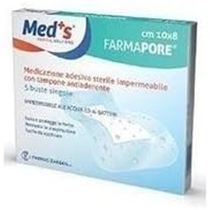 Meds Pore Medic Ades 10 x 8 см – упаковка из 5 шт. Candioli Veterinari
Meds Pore Medic Ades 10 x 8 см – упаковка из 5 шт. Candioli Veterinari