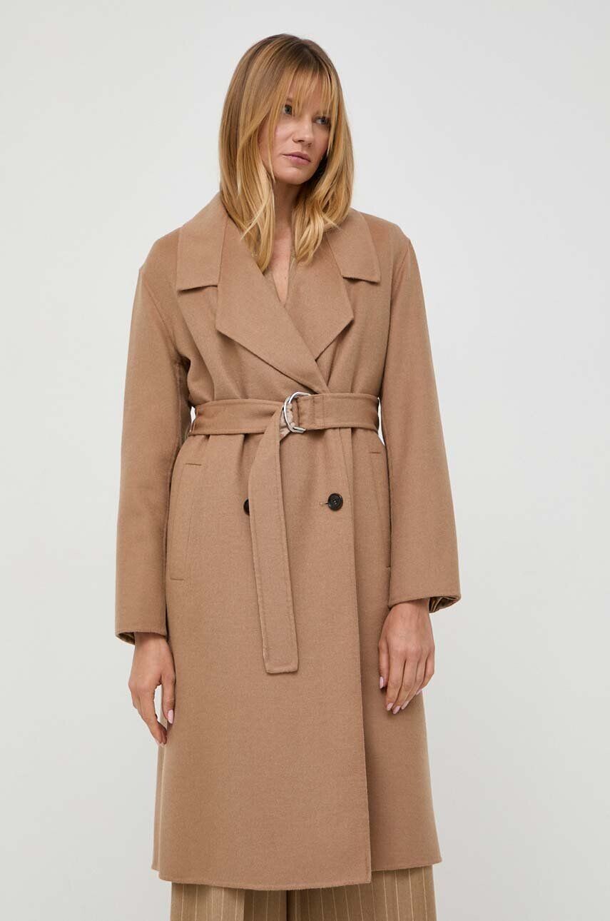 Шерстяное плащ BOSS, бежевый
Шерстяное плащ BOSS, бежевый