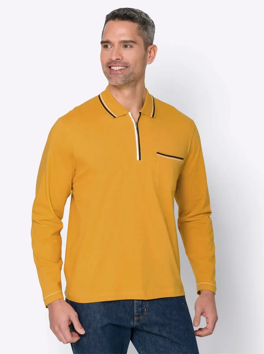 Классическая рубашка-поло с длинными рукавами "Poloshirt" Classic, цвет Ocker
Классическая рубашка-поло с длинными рукавами "Poloshirt" Classic, цвет Ocker