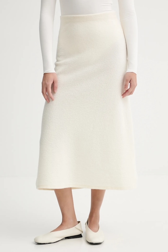 Шерстяная юбка Calvin Klein, бежевый
Шерстяная юбка Calvin Klein, бежевый