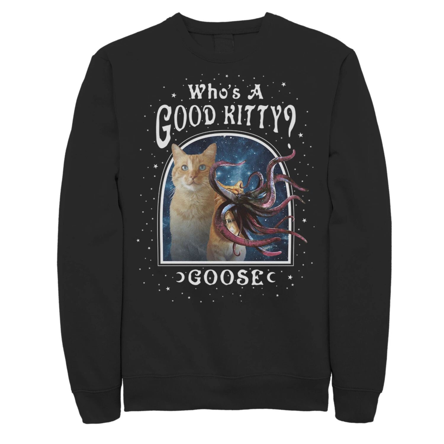 Мужской свитшот Marvel Captain Marvel Who’s A Good Kitty Goose Licensed Character
Мужской свитшот Marvel Captain Marvel Who’s A Good Kitty Goose Licensed Character