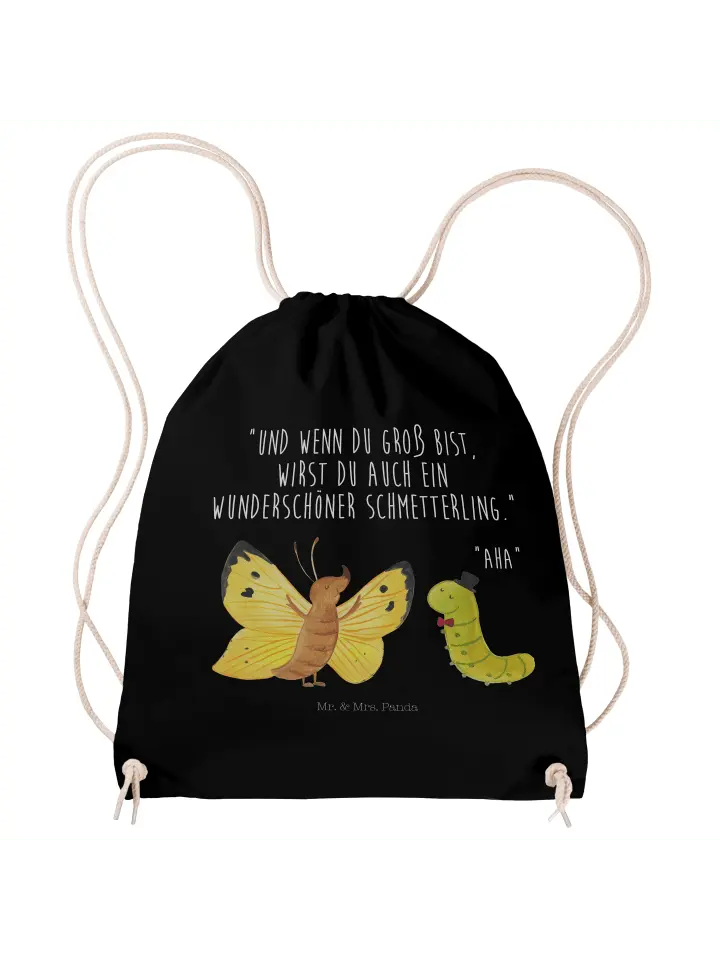 Спортивная сумка Mr & Mrs Panda Sportbeutel Raupe Schmetterling, черный
Спортивная сумка Mr & Mrs Panda Sportbeutel Raupe Schmetterling, черный