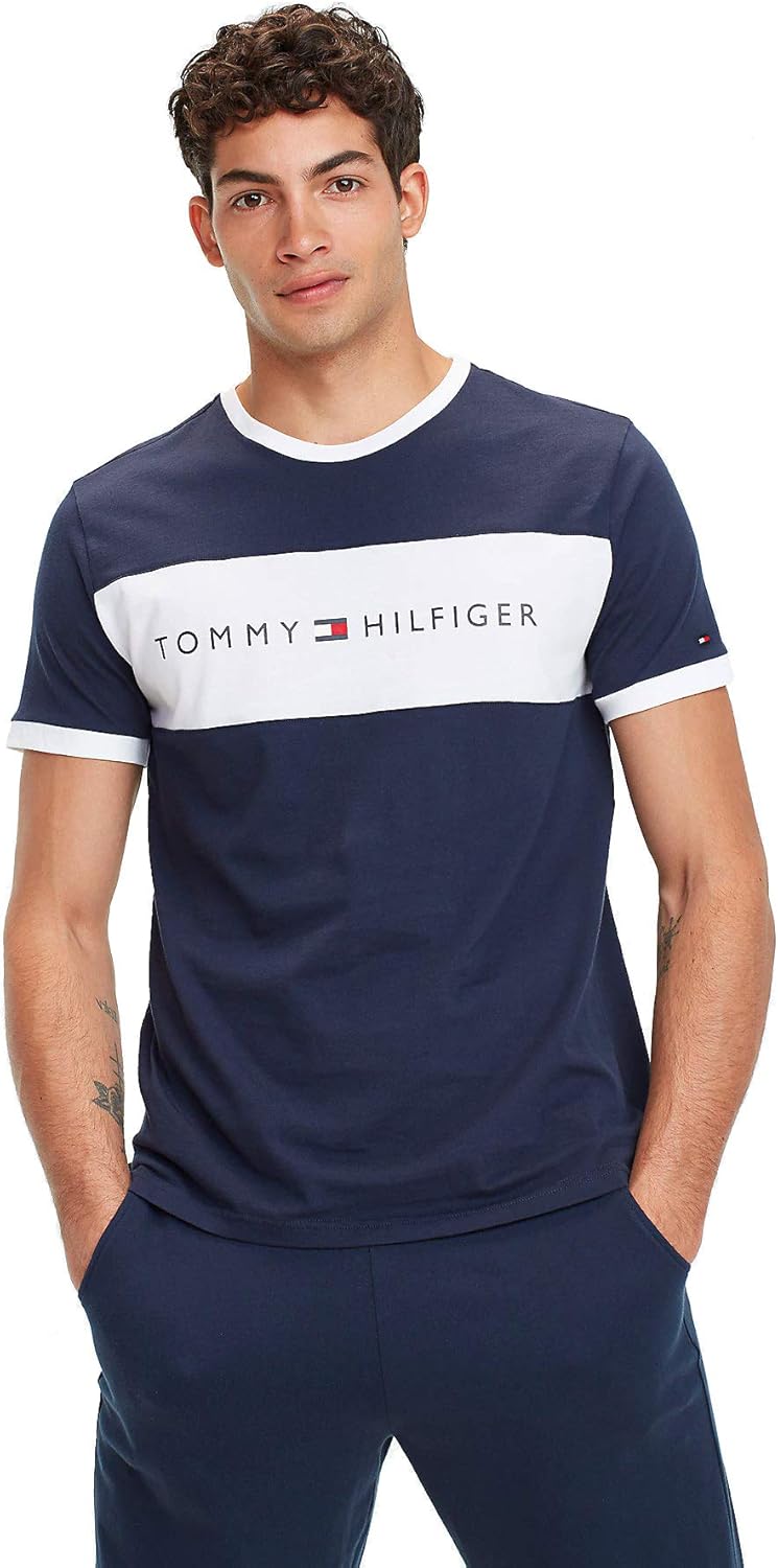 Мужская футболка с логотипом флага Tommy Hilfiger, серая, Navy Blue
Мужская футболка с логотипом флага Tommy Hilfiger, серая, Navy Blue