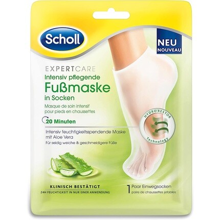 Интенсивная питательная маска для ног Expertcare с алоэ вера - увлажняющий уход, Scholl
Интенсивная питательная маска для ног Expertcare с алоэ вера - увлажняющий уход, Scholl