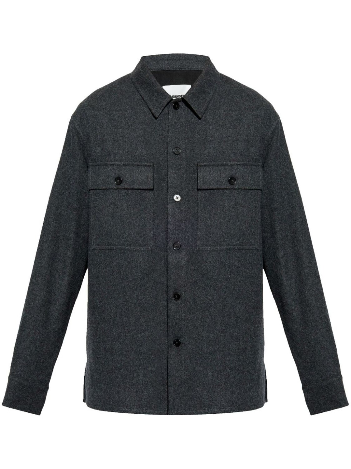 Jil Sander рубашка из натуральной шерсти, серый
Jil Sander рубашка из натуральной шерсти, серый