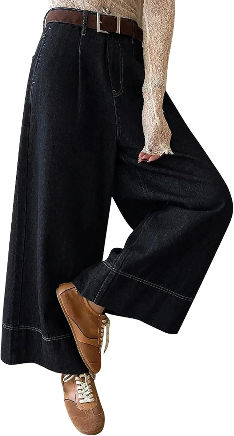Женские джинсы Wide Leg в стиле Boyfriend, Mid Waisted, свободный крой QLAUYIOE
Женские джинсы Wide Leg в стиле Boyfriend, Mid Waisted, свободный крой QLAUYIOE