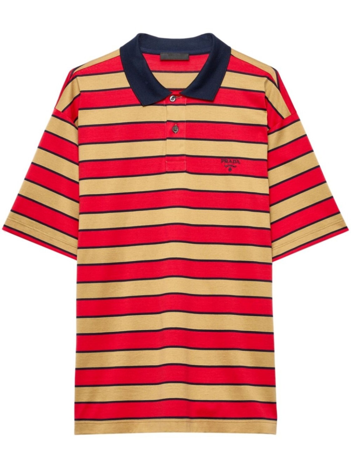 Prada рубашка поло в полоску, нейтральный
Prada рубашка поло в полоску, нейтральный