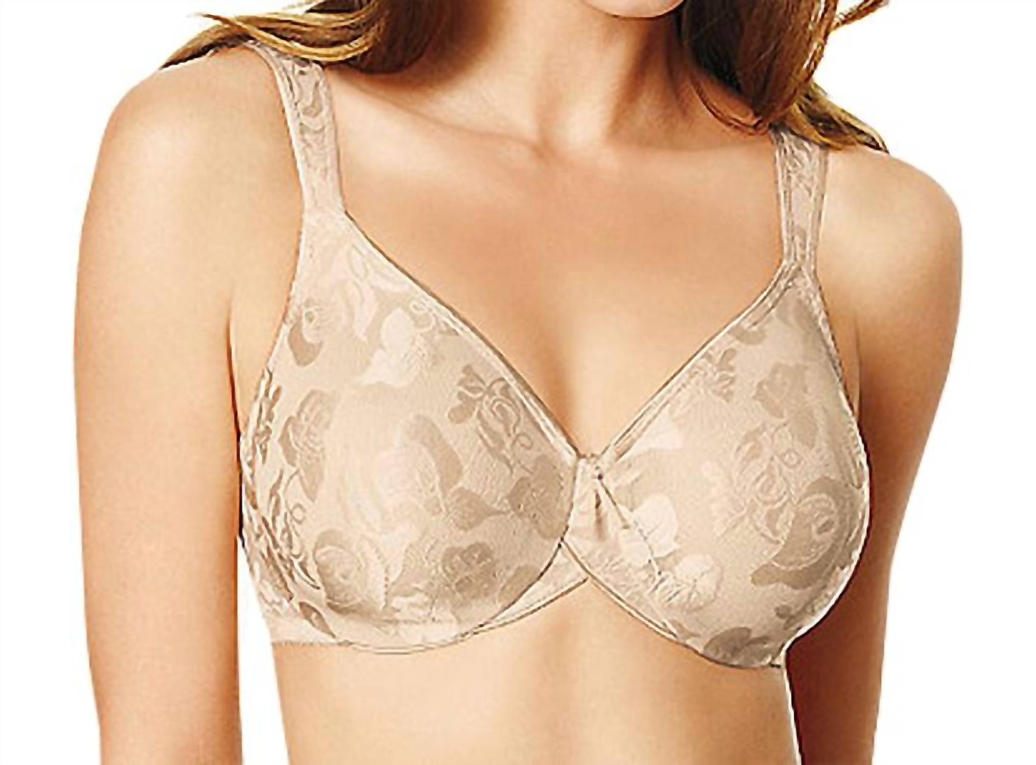 Бесшовный бюстгальтер на косточках для полной фигуры в натуральном телесном цвете Wacoal, цвет naturally nude
Бесшовный бюстгальтер на косточках для полной фигуры в натуральном телесном цвете Wacoal, цвет naturally nude