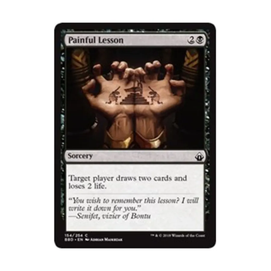 CCG Болезненный урок (с), MTG - Battlebond
CCG Болезненный урок (с), MTG - Battlebond