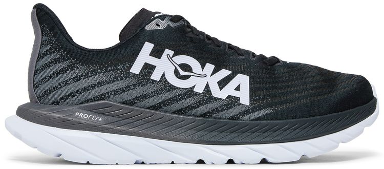 Кроссовки HOKA Mach 5 'Black Castlerock', черный 
Кроссовки HOKA Mach 5 'Black Castlerock', черный