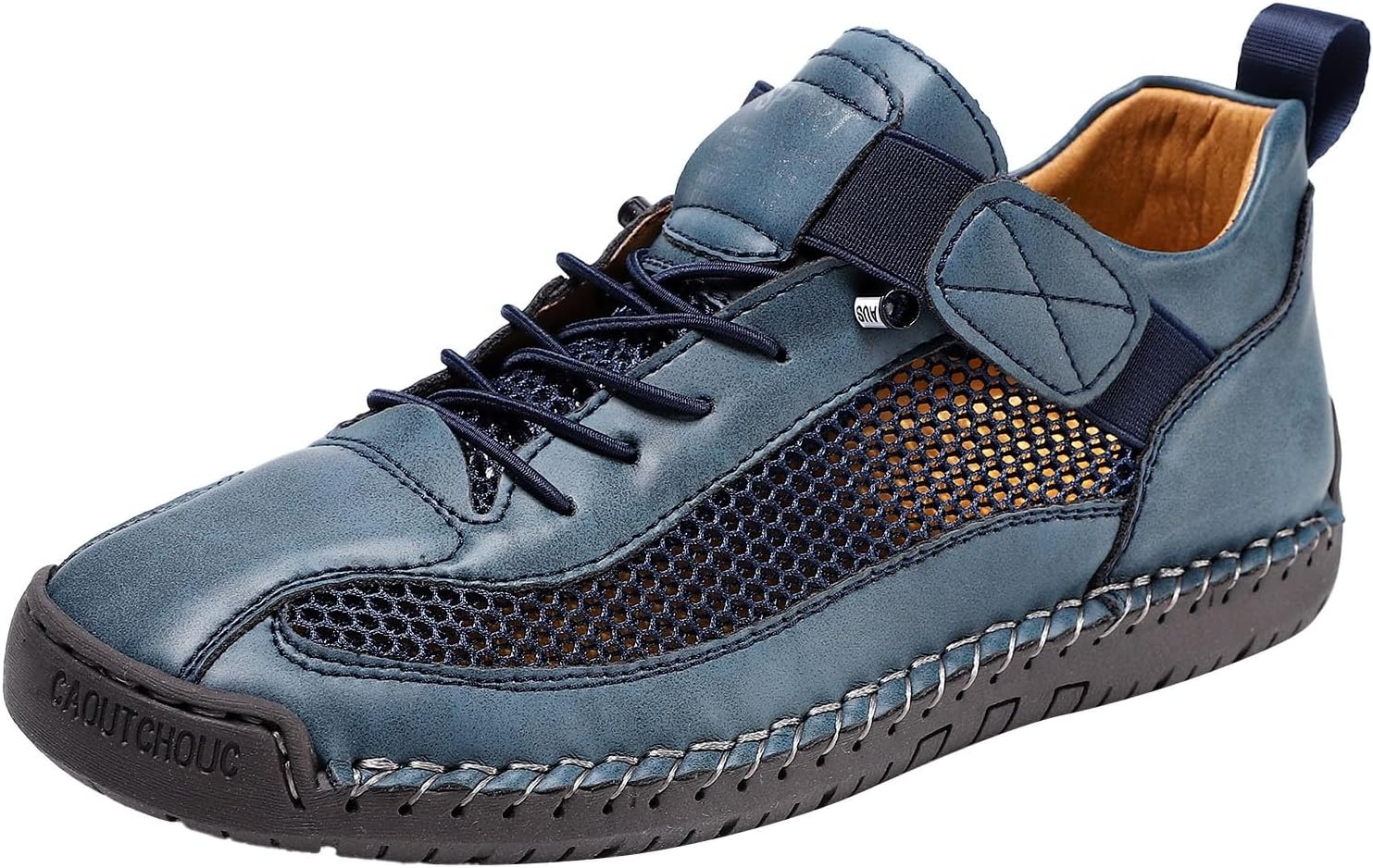 Мужские кожаные кроссовки с прорезями, удобные, с нескользящей мягкой подошвой, для тенниса и прогулок, повседневные модные с шнуровкой, дышащие, деловые оксфорды Generic, синий
Мужские кожаные кроссовки с прорезями, удобные, с нескользящей мягкой подошвой, для тенниса и прогулок, повседневные модные с шнуровкой, дышащие, деловые оксфорды Generic, синий