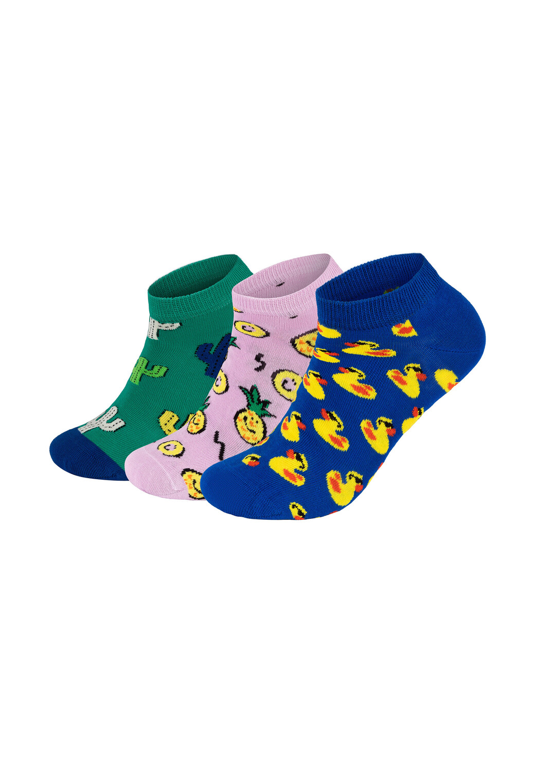 Носки Happy Socks 3 Pack Low Rubber Duck Cactus Pineapple Socks, цвет multi_coloured
Носки Happy Socks 3 Pack Low Rubber Duck Cactus Pineapple Socks, цвет multi_coloured