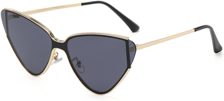 Роскошные солнцезащитные очки в стиле «кошачий глаз» в стиле металл-панк для женщин и мужчин, цельные солнцезащитные очки, модные очки в стиле стимпанк MUTYNE, Gold Black
Роскошные солнцезащитные очки в стиле «кошачий глаз» в стиле металл-панк для женщин и мужчин, цельные солнцезащитные очки, модные очки в стиле стимпанк MUTYNE, Gold Black