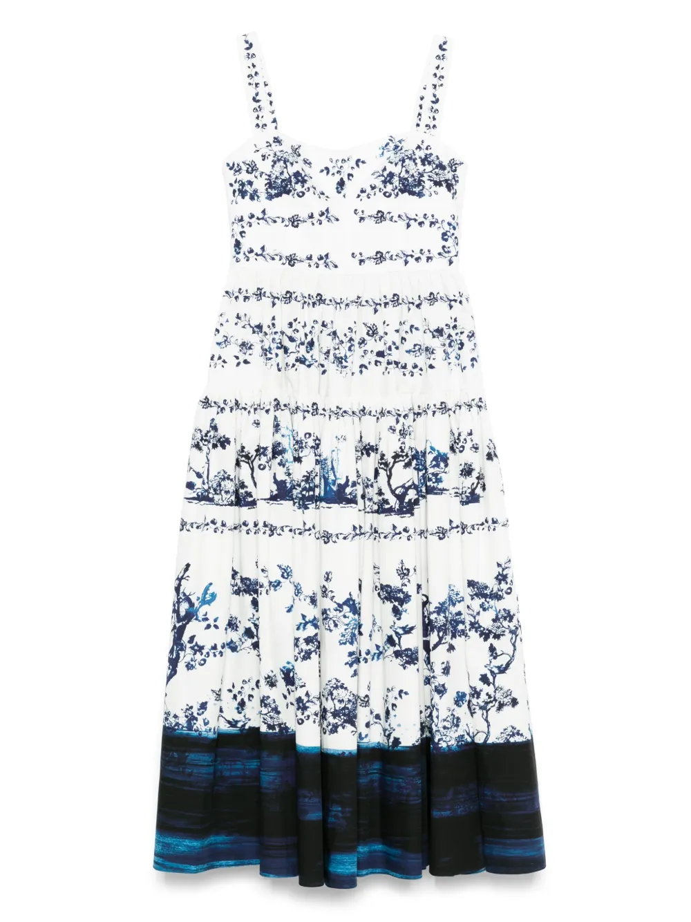 Платье миди с цветочным принтом ERDEM, белый
Платье миди с цветочным принтом ERDEM, белый