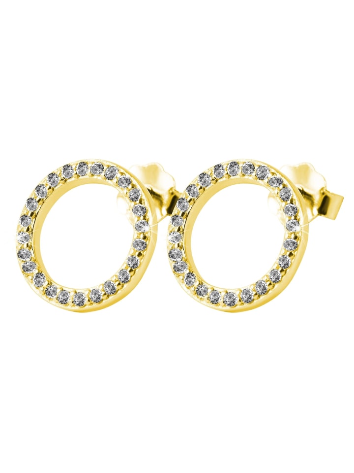 Adeliás Женские серьги - серьги-гвоздики из серебра 925 пробы с кубическим цирконием в золотой оправе
Adeliás Женские серьги - серьги-гвоздики из серебра 925 пробы с кубическим цирконием в золотой оправе