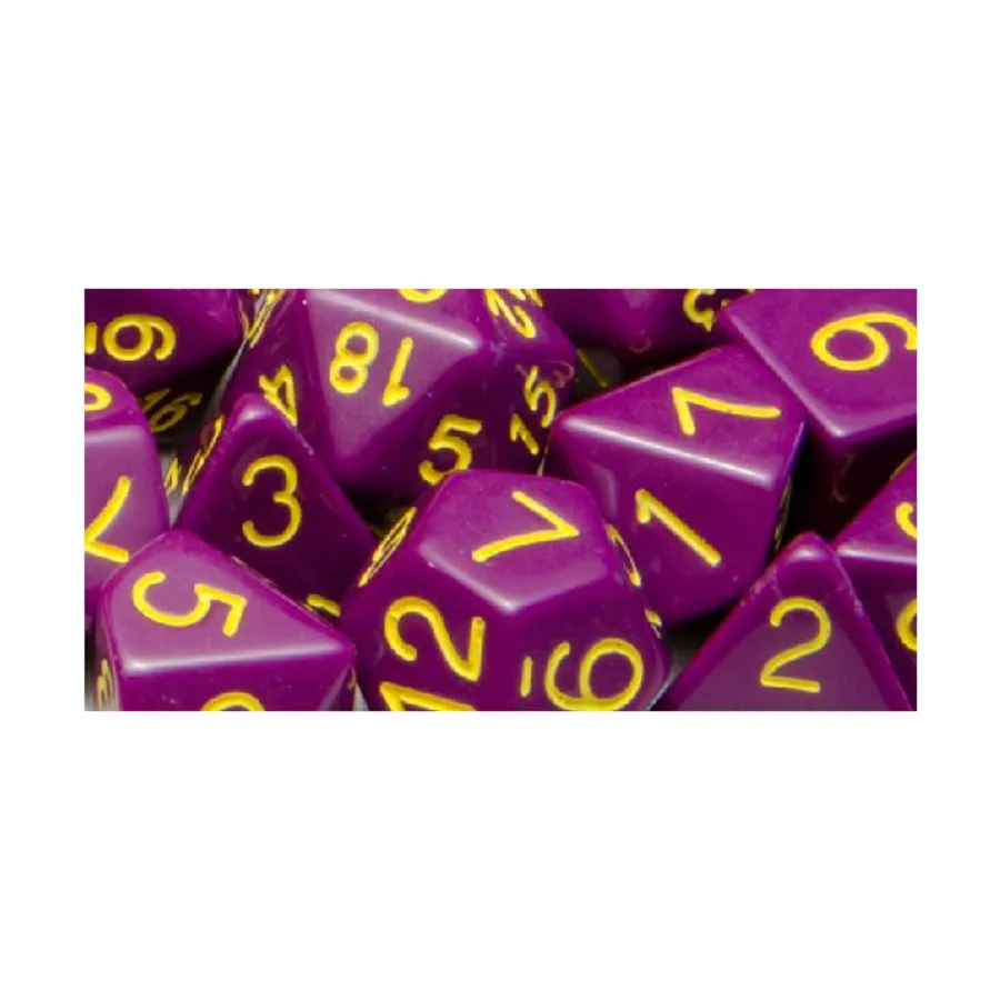 Набор Poly Set — непрозрачный темно-фиолетовый с золотом (7), Game Dice - Opaque (Role 4 Initiative)
Набор Poly Set — непрозрачный темно-фиолетовый с золотом (7), Game Dice - Opaque (Role 4 Initiative)