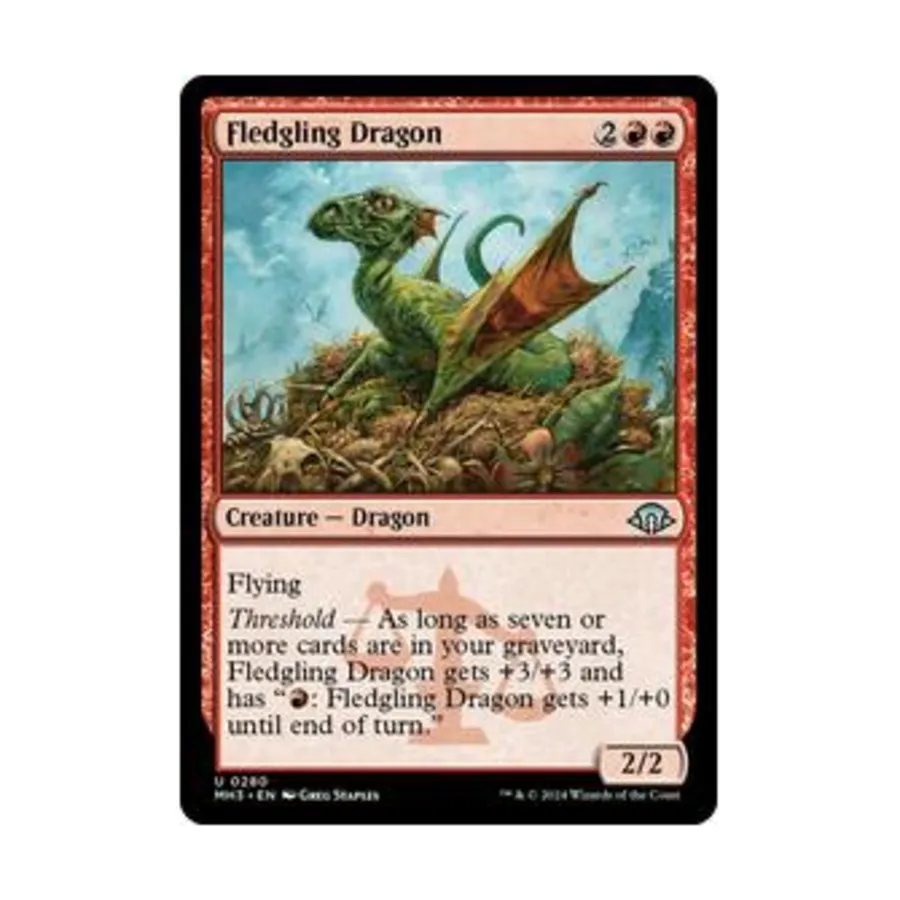 CCG Молодой дракон (U), MTG - Modern Horizons 3
CCG Молодой дракон (U), MTG - Modern Horizons 3