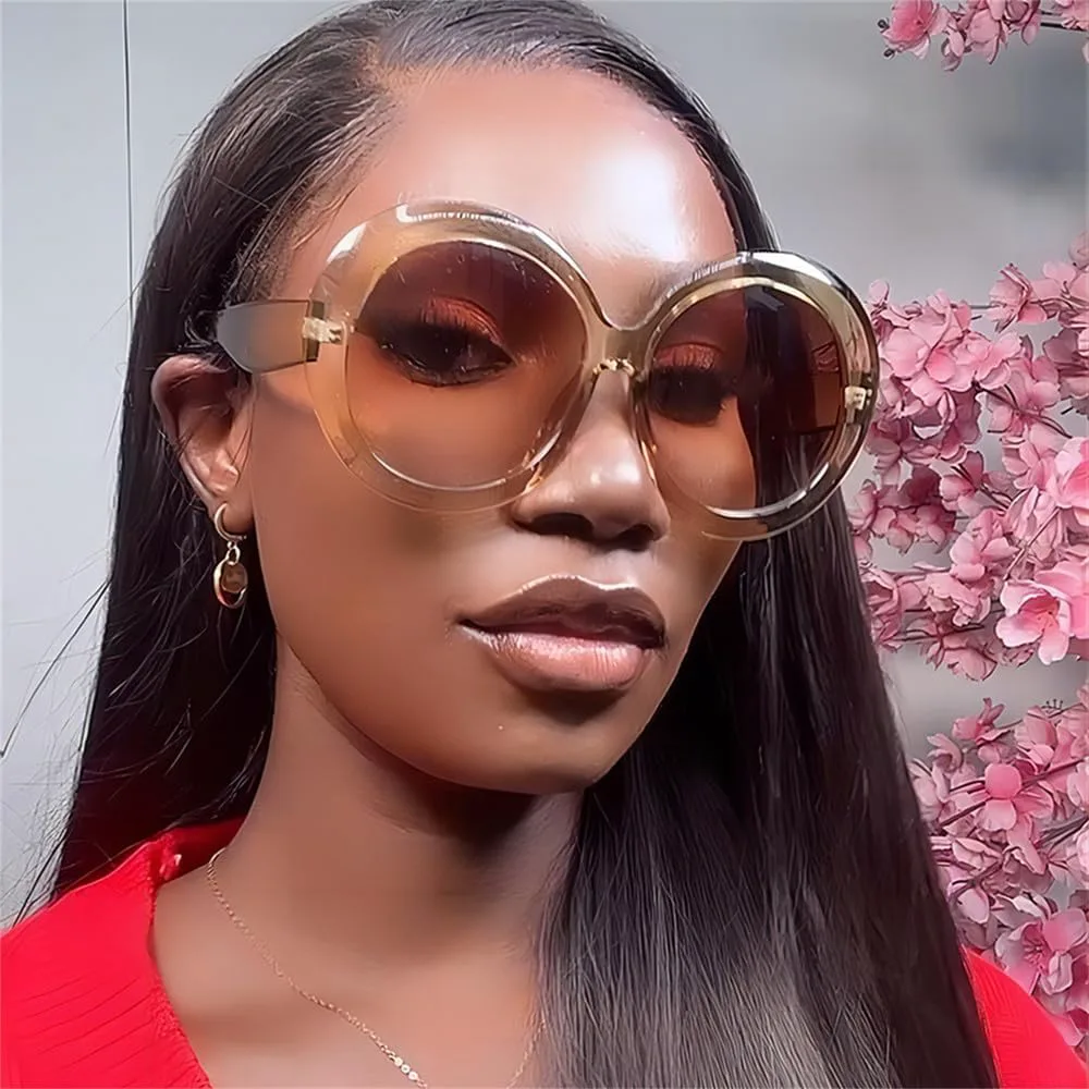 Женские большие круглые солнцезащитные очки для мужчин, цветная оправа, прозрачные градиентные солнцезащитные очки с защитой от УФ-излучения UV400 VFDHN, 5
Женские большие круглые солнцезащитные очки для мужчин, цветная оправа, прозрачные градиентные солнцезащитные очки с защитой от УФ-излучения UV400 VFDHN, 5