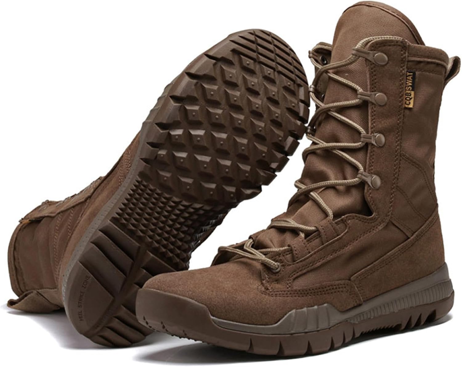 Мужские кожаные высокие ботинки TZNBGGE с шнуровкой, пустынные армейские джунгли, противоскользящие боевые ботинки, прочная рабочая и тактическая обувь, коричневый
Мужские кожаные высокие ботинки TZNBGGE с шнуровкой, пустынные армейские джунгли, противоскользящие боевые ботинки, прочная рабочая и тактическая обувь, коричневый