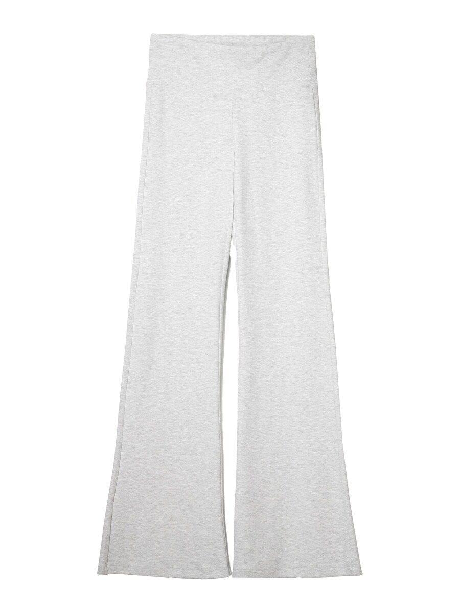 Расклешенные брюки Bershka, пятнистый серый 
Расклешенные брюки Bershka, пятнистый серый