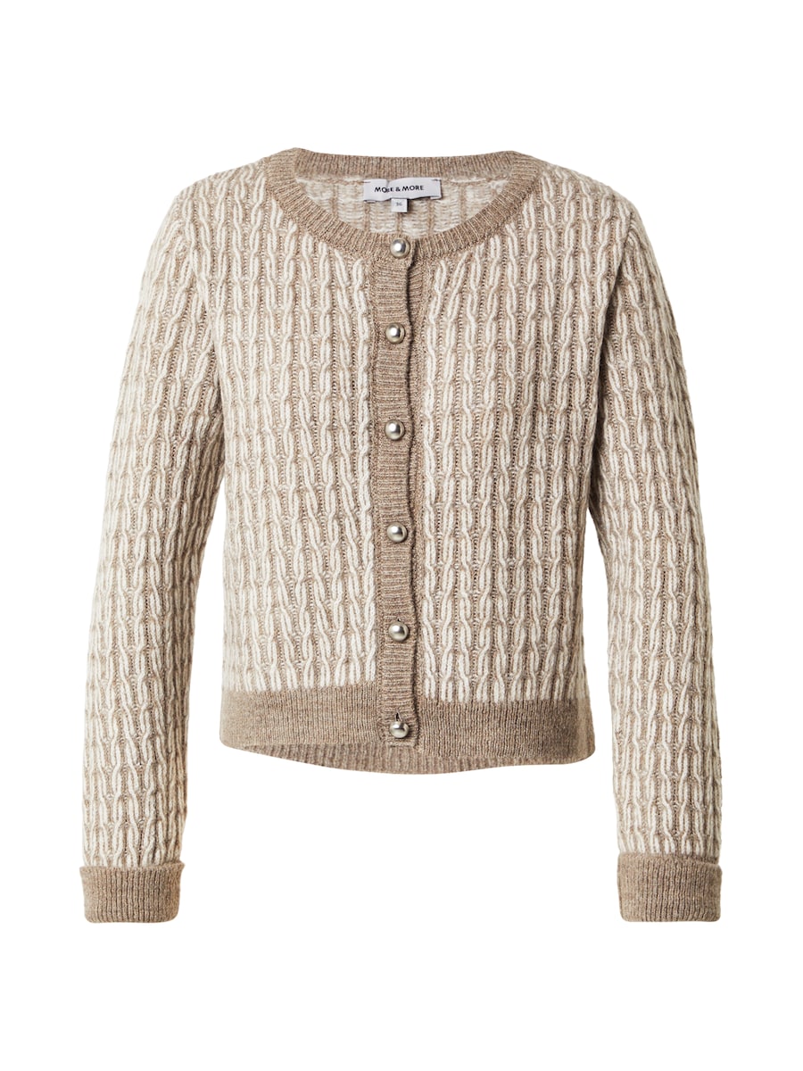 Вязаный кардиган MORE & MORE, бежевый
Вязаный кардиган MORE & MORE, бежевый