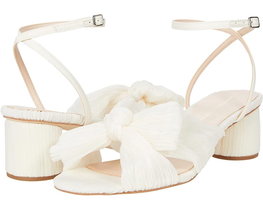 Туфли Loeffler Randall Dahlia Pleated Knot Mule with Ankle Strap, цвет Pearl
Туфли Loeffler Randall Dahlia Pleated Knot Mule with Ankle Strap, цвет Pearl
