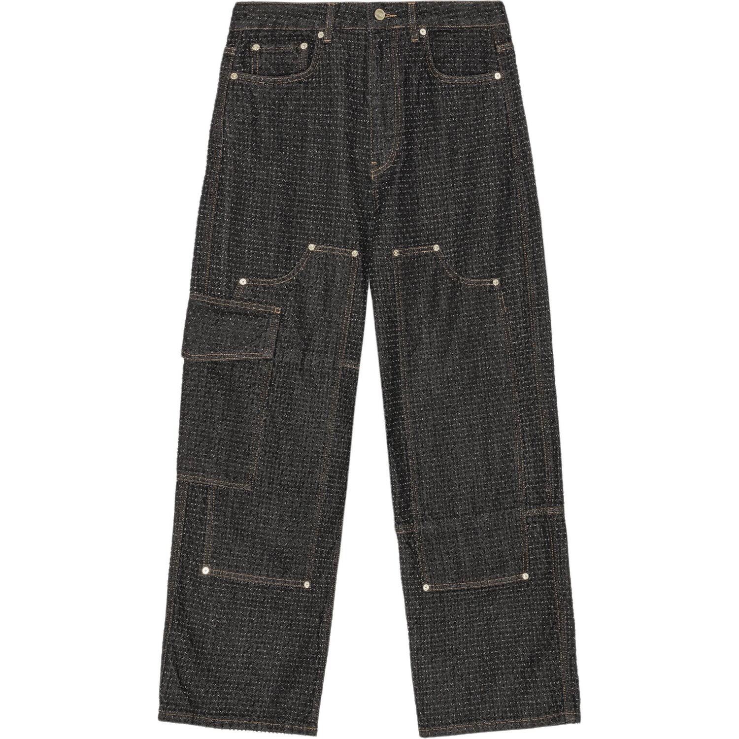 Пушистые джинсы Wide leg GANNI, черный
Пушистые джинсы Wide leg GANNI, черный