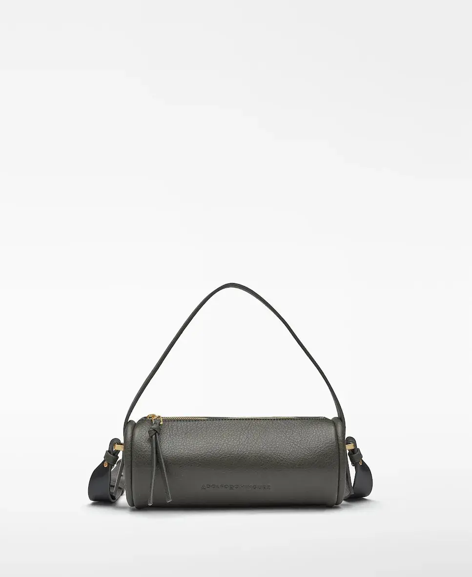 Женская цилиндрическая сумка через плечо с текстурой Adolfo Dominguez, серый/зеленый
Женская цилиндрическая сумка через плечо с текстурой Adolfo Dominguez, серый/зеленый
