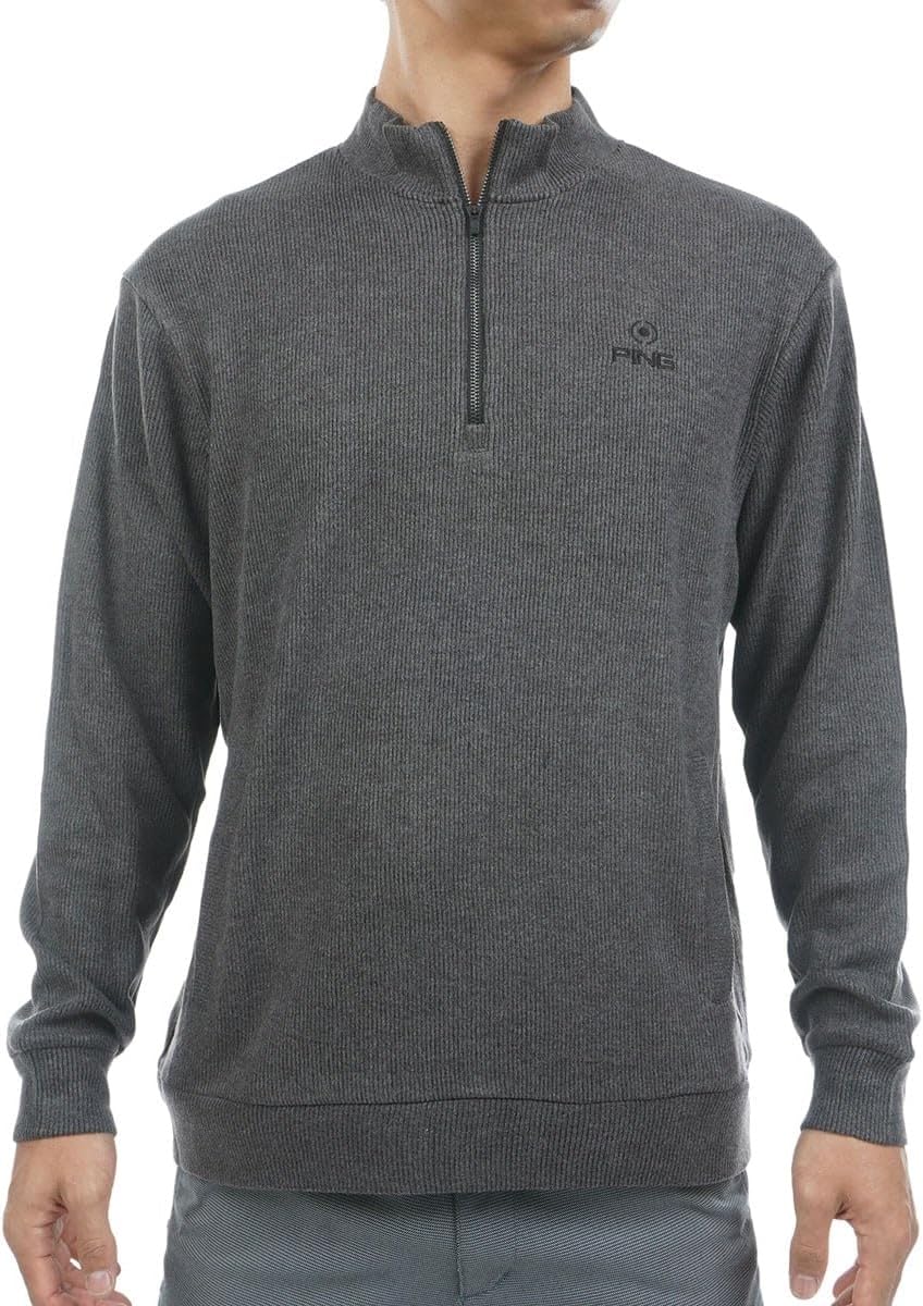 Мужская рубашка с длинным рукавом, застежкой-молнией до середины груди и высоким воротником Pin Apparel 621-5266002 (мягкий термоматериал Thermo : впитывающий, тепловыделяющий) / для гольфа Ping, серый
Мужская рубашка с длинным рукавом, застежкой-молнией до середины груди и высоким воротником Pin Apparel 621-5266002 (мягкий термоматериал Thermo : впитывающий, тепловыделяющий) / для гольфа Ping, серый